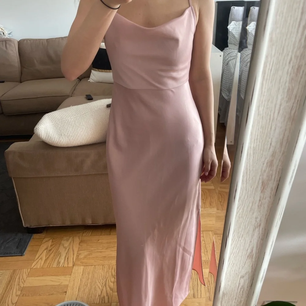 BHLDN Anthropologie Cali Pink Midi Dress - size 2 - Picture 5 of 5